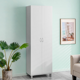 Tangkula 73.5 Inches Tall Storage Cabinet with Double Door, Freestanding Pantry Cabinet with Adjustable Shelf & Anti-tilt Design