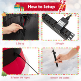 Tangkula Indoor & Outdoor Holiday Decor for Christmas Party