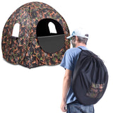 2-3 Person Pop up Ground Blind, Portable Hunting Blind Camo Deer Blinds for Hunting