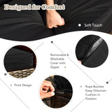 Tangkula 8 Piece Patio Furniture Set for 6 with Waterpfoor Cover