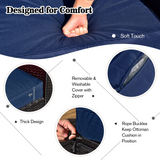 Tangkula 9 Piece Patio Furniture Set w/30 Inches Propane Fire Pit Table, 50,000 BTU Heat Output