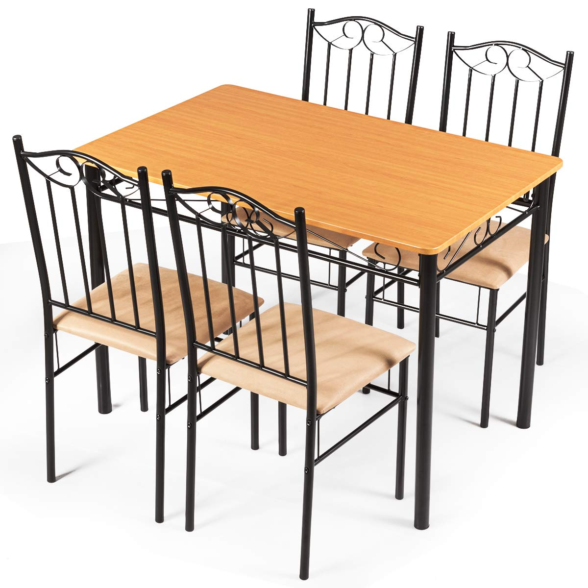 Wrought iron 4 hotsell seater dining table