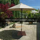 50 LBS Patio Umbrella Stand, Fits for 1.6 - 1.9 Umbrella Pole  (Bronze)