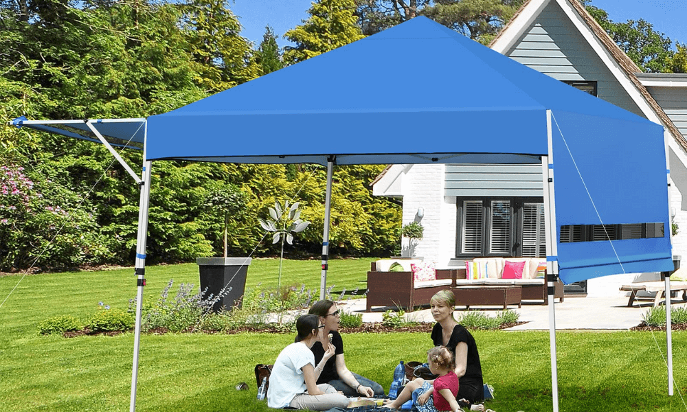 Pop-up Canopy Tent | Canopy Top | Outdoor Gazebo- Tangkula
