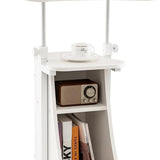 Tangkula Mobile Laptop Podium, Height Adjustable Podium Stand, Standing Desk Sit-to-Stand Desk
