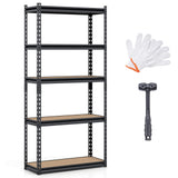 Tangkula 5-Tier Heavy Duty Garage Shelving Units w/Adjustable Utility Rack (30" W x 12" D x 60" H)