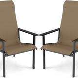 Tangkula Fabric Adirondack Chair with 400 lbs Weight Capacity