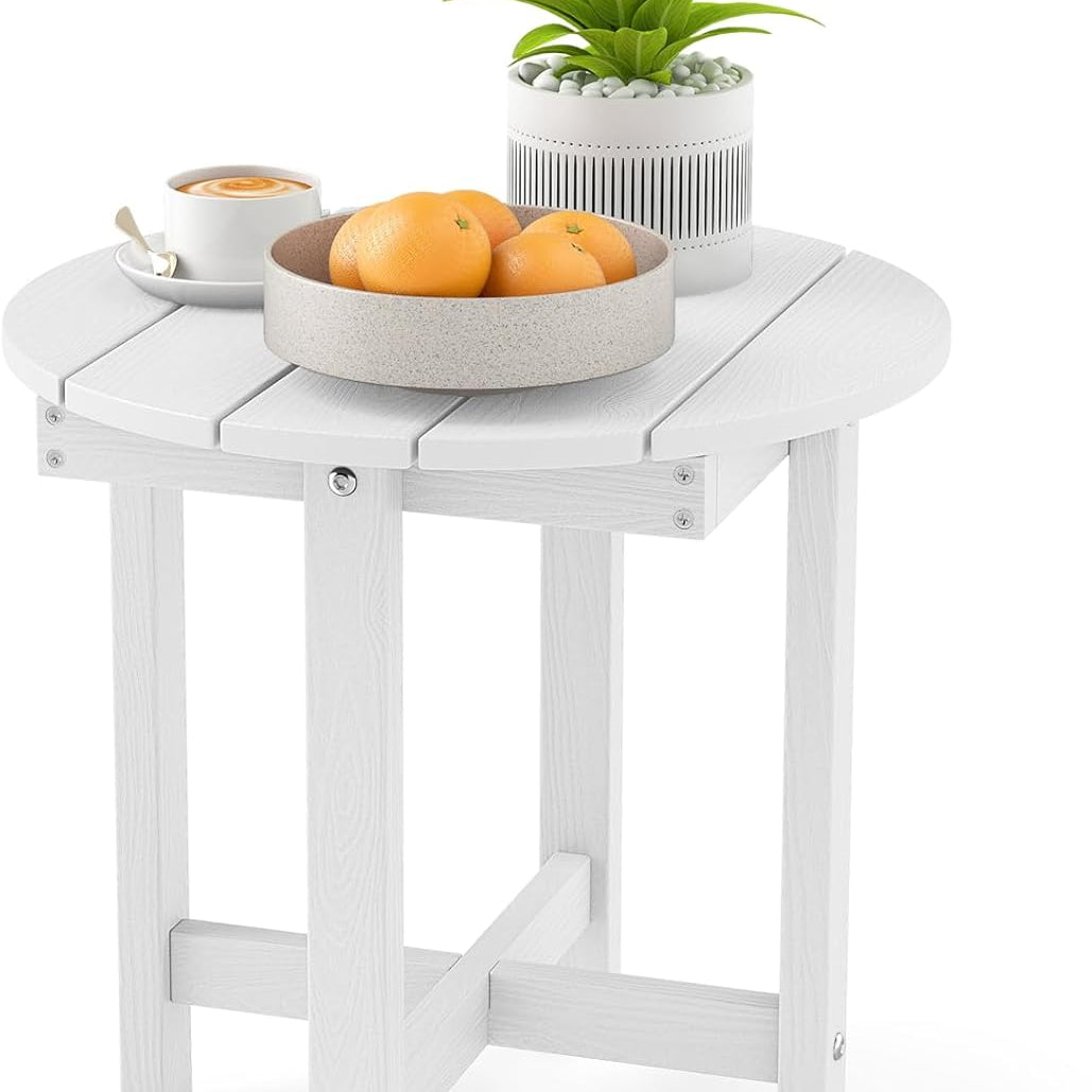 Tangkula Outdoor Side Table | HIPS Adirondack Side Table with Weather-Resistant (1/2)
