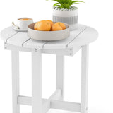 Tangkula Outdoor Side Table | HIPS Adirondack Side Table with Weather-Resistant (1/2)