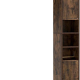Tangkula 69.5" Narrow Bathroom Cabinet with 2 Doors & Adjustable Shelves (1/2)