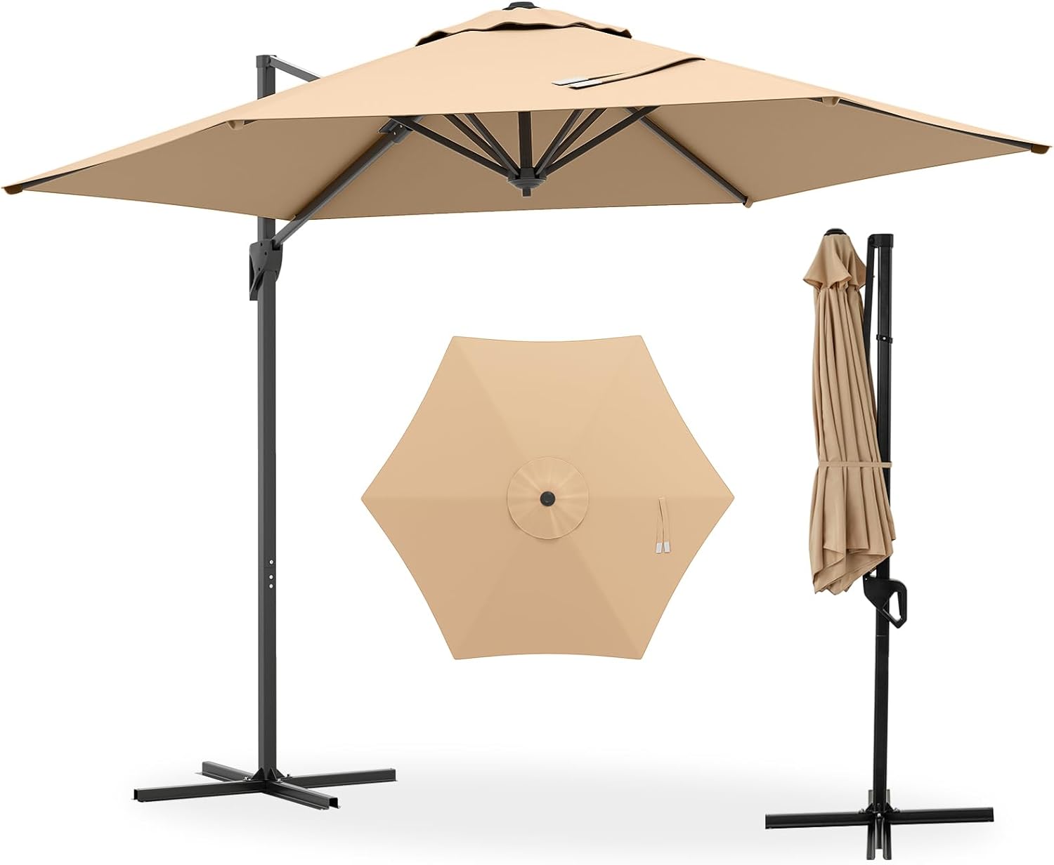 Tangkula 9 FT Cantilever Patio Umbrella