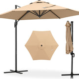 Tangkula 9 FT Cantilever Patio Umbrella