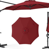 Tangkula 10ft Patio Umbrella with Aluminum Pole
