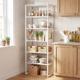 Tangkula Desktop Bookshelf | 3-Tier Countertop Storage Hutch with Open Shelves (1/2)