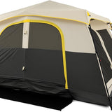 Tangkula 10 Person Instant Cabin Camping Tent with Rainfly (13 ft x 9 ft)