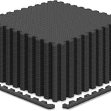Tangkula EVA Exercise Floor Mats, 1/2" Interlocking Soft Foam Puzzle Play Mats