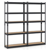 Tangkula 5-Tier Heavy Duty Garage Shelving Units w/Adjustable Utility Rack (30" W x 12" D x 60" H)