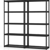 Tangkula 5-Tier Garage Storage Shelves, Heavy Duty Metal Storage Shelving Unit, 35.5" L x 15.5" W x 72" H