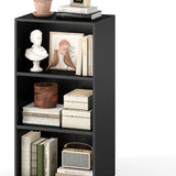 Tangkula 3-Cube Bookcase Floor Standing Open Bookshelf w/7-Position Adjustable Shelf