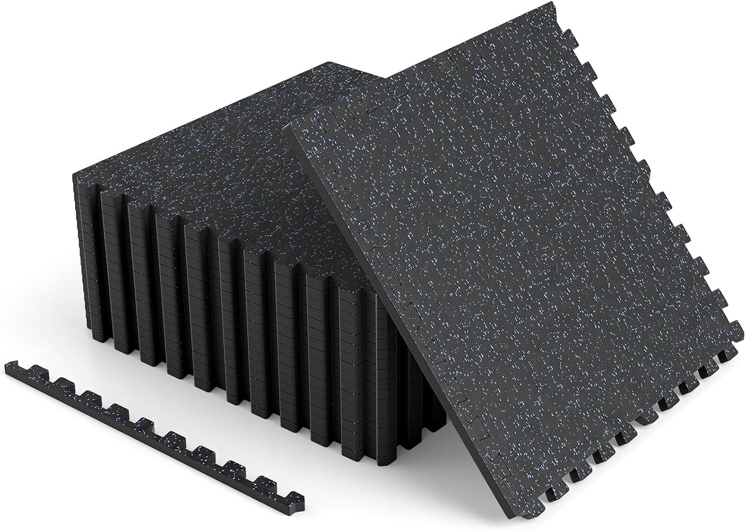 Tangkula 0.55" Thick Foam Interlocking Floor Tiles with Boarders
