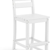 Tangkula Patio HDPE Barstool (1/2/4)