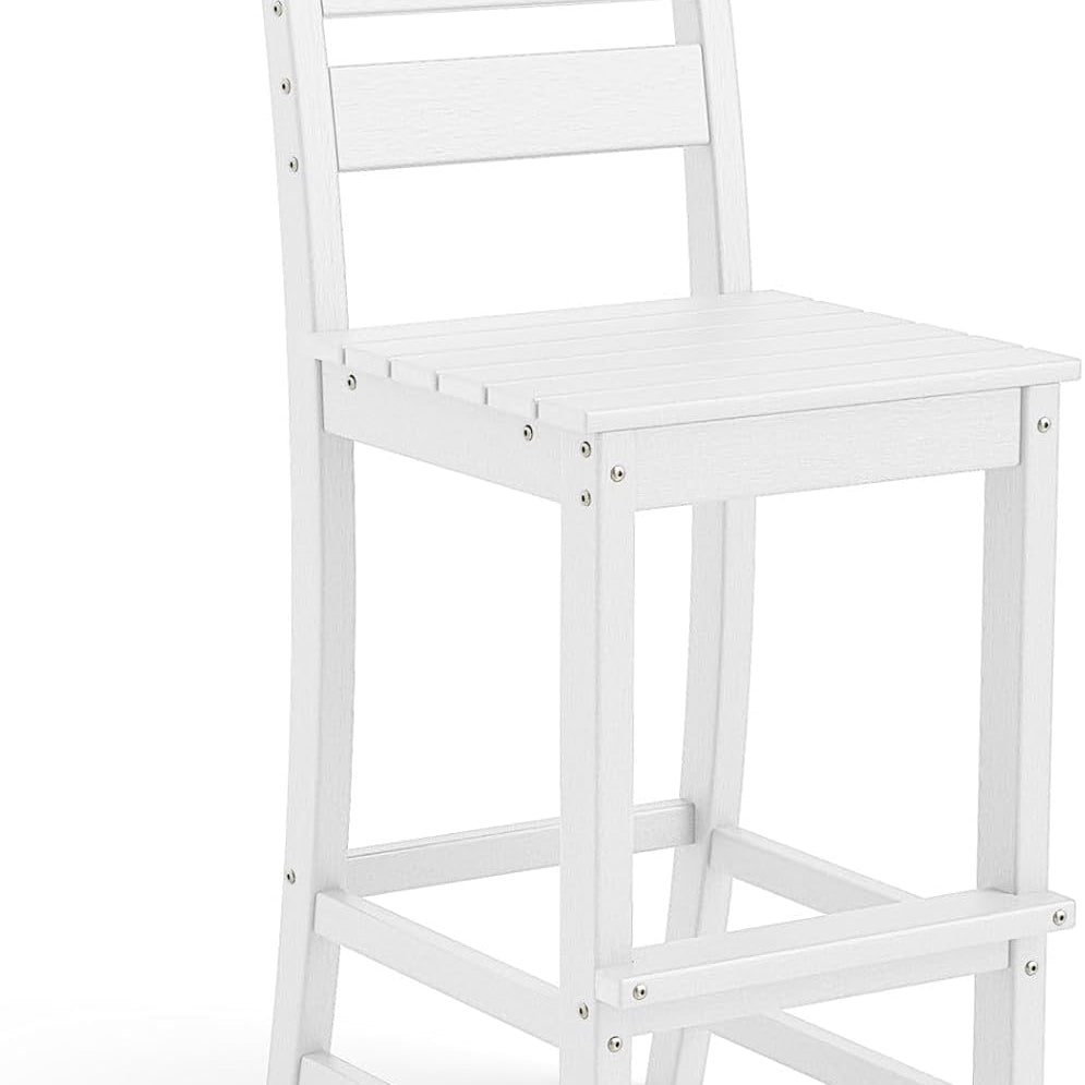 Tangkula Patio HDPE Barstool (1/2/4)