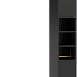 Tangkula 69.5" Narrow Bathroom Cabinet with 2 Doors & Adjustable Shelves (1/2)