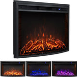 Tangkula 26”Electric Fireplace Insert with Remote Control