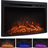 Tangkula 26”Electric Fireplace Insert with Remote Control
