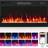 Tangkula Smart Electric Fireplace