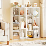 Tangkula 7-Cube Bookcase | Freestanding Storage Organizer with 7 Open Cubbies