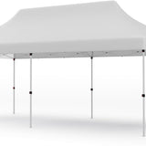 Tangkula 10x20 Ft Pop Up Canopy, Instant Setup Canopy Tent with 12 Stakes & 6 Ropes