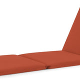 Tangkula 72” x 23” Chaise Lounge Cushion, Tri-Fold Lounger Pad with Hook & Loop Fasteners