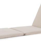 Tangkula 72” x 23” Chaise Lounge Cushion, Tri-Fold Lounger Pad with Hook & Loop Fasteners