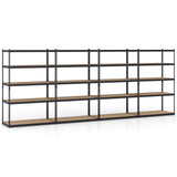 Giantex 5-Tier Metal Storage Shelves w/Adjustable Utility Rack (48" W x 24" D x 72" H)