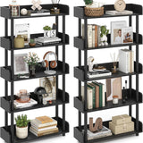Tangkula 5-Tier Open Bookcase with Industrial Storage Unit