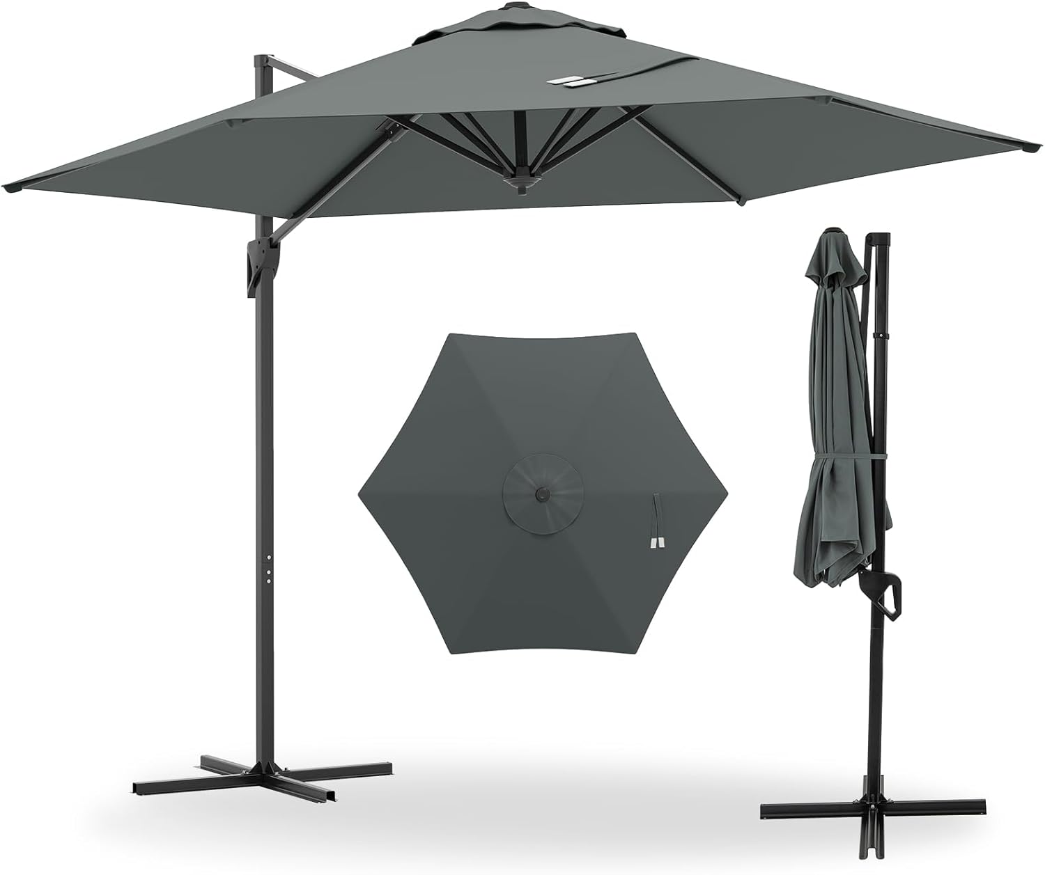Tangkula 9 FT Cantilever Patio Umbrella