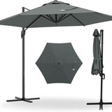 Tangkula 9 FT Cantilever Patio Umbrella