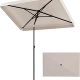 Tangkula 6.5 x 4.3 FT Rectangular Patio Umbrella
