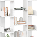 Tangkula Freestanding Tree Bookshelf, Corner Storage Organizer with 13 Open Shelves