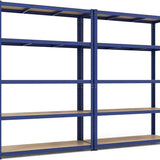Tangkula 5-Tier Heavy Duty Metal Shelving with 2000 LBS Load, 35" / 47" Wide