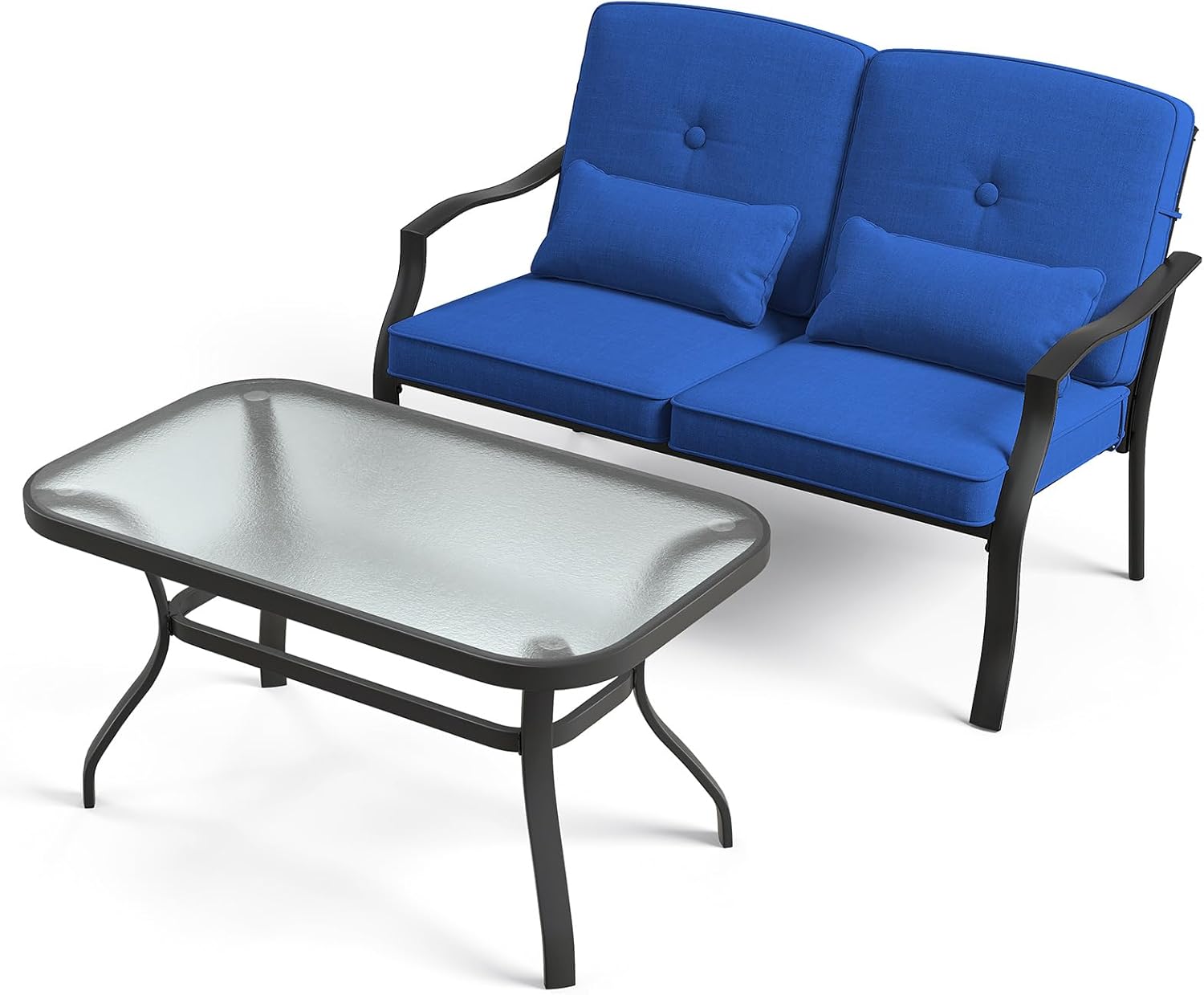 Tangkula 2 Piece Patio Furniture Set