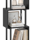 Tangkula 5-Tier S-Shaped Bookshelf