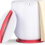 Tangkula Towel Warmer Bucket, Countertop Towel Warmer for Bathroom w/Aromatherapy Holder