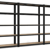 Tangkula 5-Tier Heavy Duty Metal Shelving with 2000 LBS Load, 35" / 47" Wide