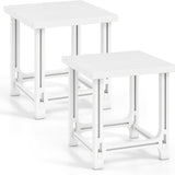 Tangkula 18" Outdoor Adirondack Side Table with Slatted Surface (1/2)