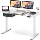 Tangkula 55” x 28” Height Adjustable Electric Standing Desk, Ergonomic Sit Stand Desk