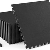 Tangkula 0.55" Thick Foam Interlocking Floor Tiles with Boarders