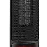 Tangkula 24” 1500W PTC Ceramic Tower Space Heater with 7-Color Flame | Adjustable Thermostat