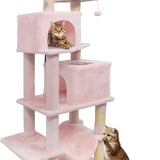 Tangkula Cat Tree for Indoor Cats 57 Inch Large Cat Tower